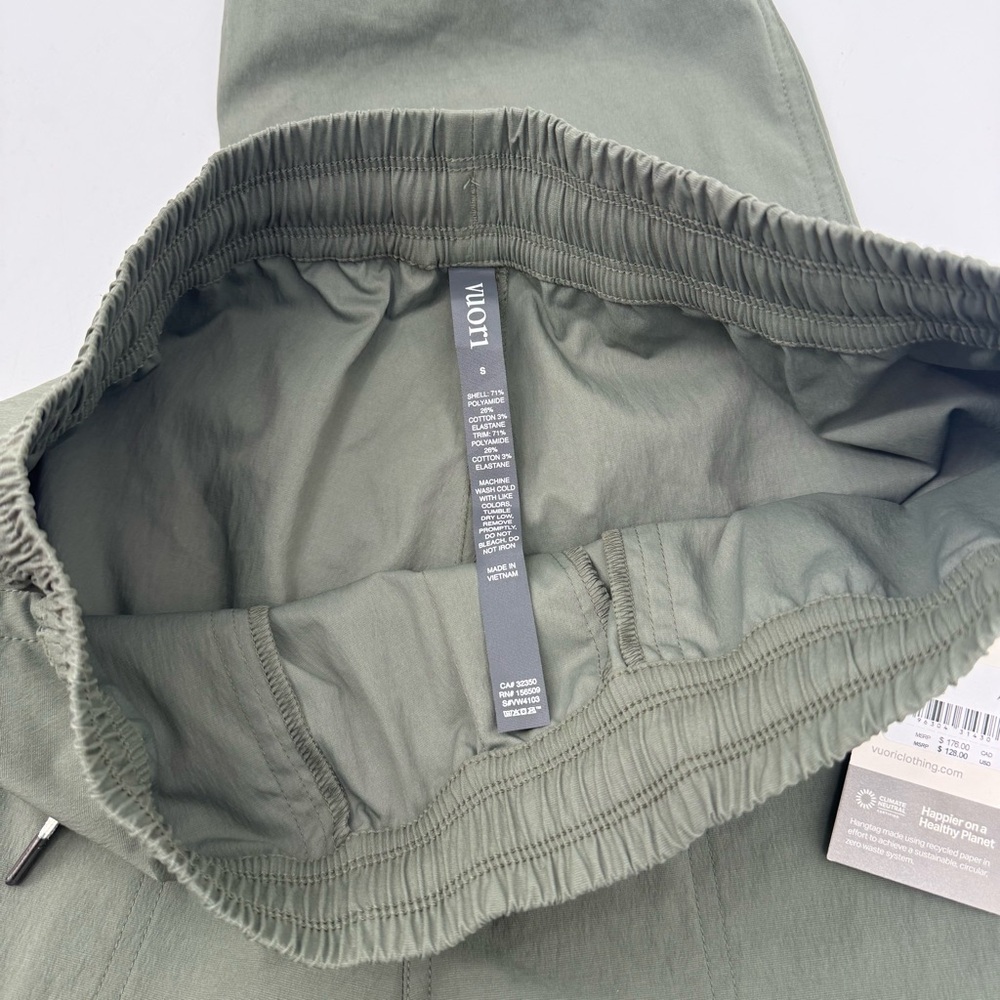 Vuori Olive Green Cargo Joggers - Picture 10 of 15